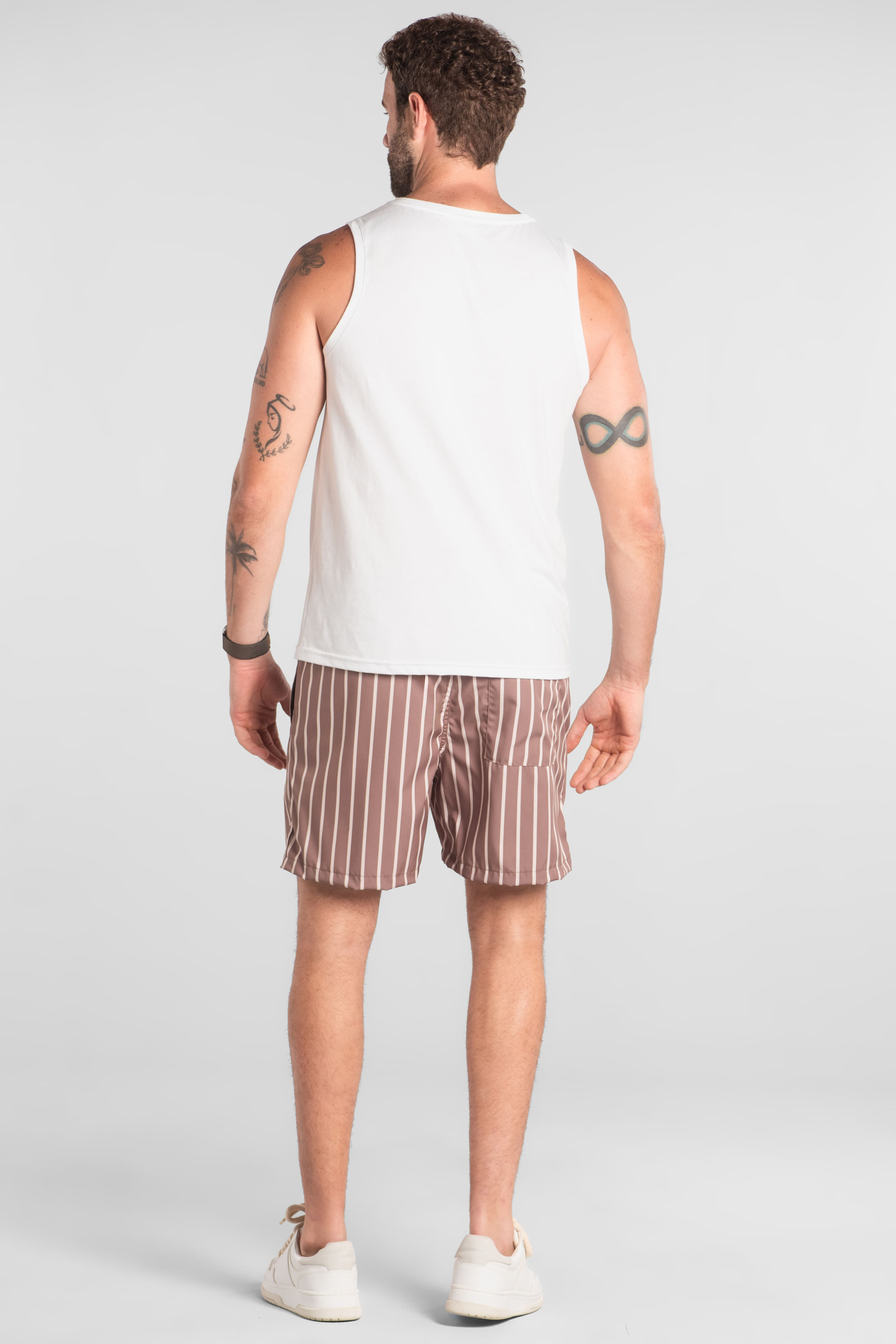 Regata Masculina Básica em Algodão (Branco) The Philippines - Imagem 11